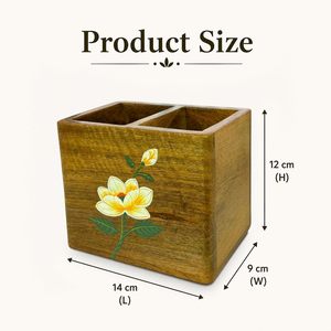 Porte-couverts floral léger en pierre fait main |   Support à cuillères multifonctionnel pour la cuisine |   Design Bohème |   Support mural |   2 - Product Image 2