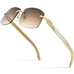 Custom Luxury Horn Sun <b>Glasses</b> Handmade Natural Buffalo Horn Eyewear for Premium Fashion Accessories Collection - Product Image 5