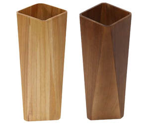 Soporte para Paraguas de Madera de Acacia, Forma Hexagonal, Diseño Único y Elegante, Soporte para Bastones de Madera de Primera Calidad - Product Image 1