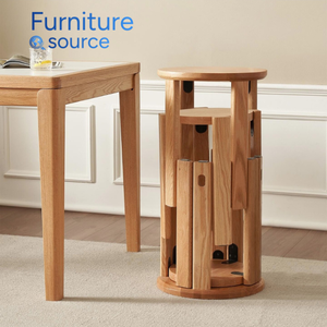 เก้าอี้รับประทานอาหารพลาสติกมีขาไม้แข็งแรงทนทานเฟอร์นิเจอร์บ้านผลิตจากเวียดนาม - Product Image 1