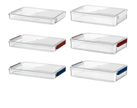 Caja de Almacenamiento de Archivos A4, Caja Organizadora Transparente a Prueba de Polvo, Caja de Almacenamiento de Plástico de Gran Capacidad para Guardar Papeles de Examen