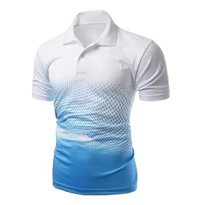 Camisas Polo de Lujo para Hombre con Logotipo de Marca de Golf Bordado, Diseño Casual a Rayas, Tejido de Punto de Manga Corta, Estampado, en Oferta - Product Image 3
