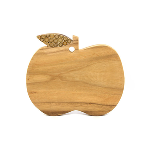 Plateau de service en bois de suar de qualité alimentaire, avec incrustation de bambou blanc, grand format, naturel, non verni, artisanat balinais fait main, cadeau en bois, objet d'art - Product Image 1