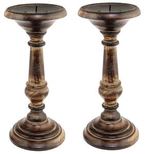 Support à bougie en bois artisanal, style rustique minimaliste, décoration d'intérieur, centre de table de mariage, porte-bougie moderne - Product Image 6