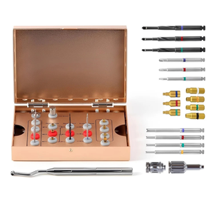 Kit Universal de Extracción de Tornillos de Implantes Dentales, Extractor de Tornillos Rotos, Brocas de Garra, Juego de Instrumentos Quirúrgicos de Reparación, Kit de Herramientas CE - Product Image 3