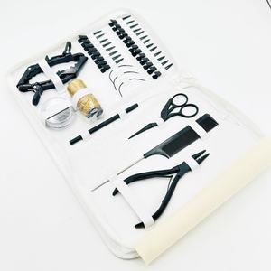 Hai Extensionist Kit de herramientas de extensión de cabello multifuncional negro Incluye alicates peine de tijera por Hai Extensionist - Product Image 1