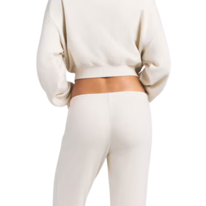 <b>Womens</b> Slim Fit Flared <b>Trousers</b> Wholesale Custom Drawstring Waist <b>Stretch</b> Look Bootcut Leg Casual Lounge Fashion OEM ODM Supply - Product Image 5