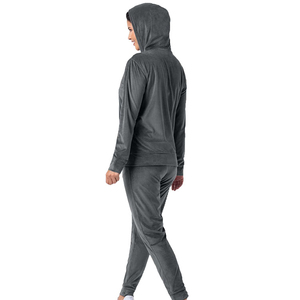 Conjunto de Sudadera con Capucha y Pantalones Deportivos de Dos Piezas con Cierre, Bordado Personalizado, Transpirable, Informal, de Alta Calidad, para Hombre - Product Image 2