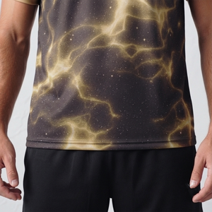 Camiseta de tela fresca para hombre, tela suave al tacto, material elástico y moderno, camiseta popular de tela tipo Ringer para hombre - Product Image 6