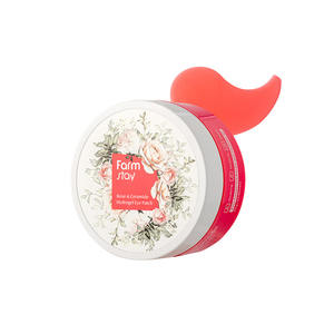 Parches de Hidrogel para Ojos Farmstay con Rosa y Ceramida, Infundidos con Ácido Hialurónico, Fórmula de Mascarilla de Gel para Ojos - Product Image 1