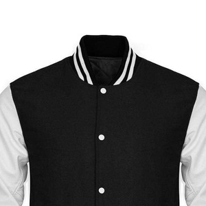 Custom Winter Varsity College <b>Baseball</b> <b>Jacket</b> <b>Men</b> Cotton Sleeves Woolen Body Stand Breathable Streetwear Stylish Fashion - Product Image 5
