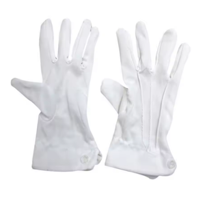 ถุงมือผ้าฝ้ายสีขาวสำหรับผู้ใหญ่ ถุงมือสีขาวสำหรับงานทางการ ถุงมือผู้ชายสำหรับงานทักซิโด้ งานพิธีการ งานซานตาคลอส งานตรวจสอบ งานแต่งกาย ถุงมือทำงานราคาประหยัด - Product Image 3