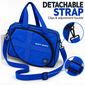 Bolsa de Raqueta de Squash Deportiva REXFIT, Diseño Personalizado con Cierre Curvo en la Parte Delantera y Correa de Hombro Ajustable - Product Image 2