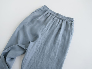 <b>Men's</b> Breathable Plain Dyed Linen Harem Pants <b>Elastic</b> <b>Waist</b> Casual Summer <b>Trousers</b> - Product Image 1