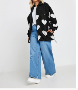 Sweat-shirt personnalisé en coton uni avec logo brodé, col montant, demi-zip, manches longues, prix de gros pour femmes - Product Image 1