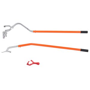 Attrezzo Manuale per Montaggio/Smontaggio Pneumatici (22.5" e 24.5") - Cambio Gomme in Acciaio con Supporto Extra per il Tallone e Capacità Tubeless - Product Image 4