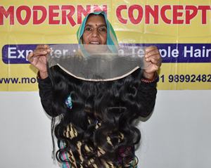 Vendeurs en gros de cheveux non transformés à cuticule alignée brut vierge indien birman armure de cheveux humains Bodywave 13*6 cheveux humains frontaux - Product Image 1