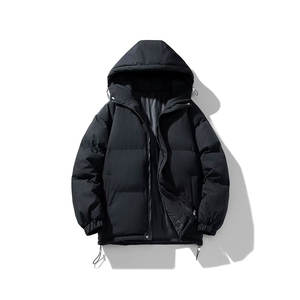 Venta al por mayor de los hombres Abrigo acolchado cálido logotipo personalizado prendas de vestir exteriores de invierno al aire libre de los hombres burbuja chaqueta al aire libre ropa al aire libre chaqueta acolchada - Product Image 1