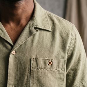 Men's Smart Casual Short Sleeve Printed Shirt Turn-<b>Down</b> Collar Summer Button-Up Pocket Beach Wear Polyester/Cotton Poplin - Product Image 5