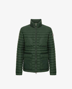 Chaqueta Bomber Acolchada Personalizada de Alta Calidad para Hombre, Chaqueta de Lona Acolchada, Transpirable, Impermeable, con Decoración Bordada y Bolsillo - Product Image 3