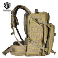 Sac à dos tactique de grande capacité 60L pour activités de plein air avec support dorsal confortable, sac à dos sécurisé, mochila de randonnée et de chasse