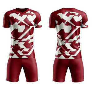 Tenue de football de haute qualité, nouveau design, ensemble maillot et short d'entraînement professionnel, taille et design personnalisés - Product Image 1