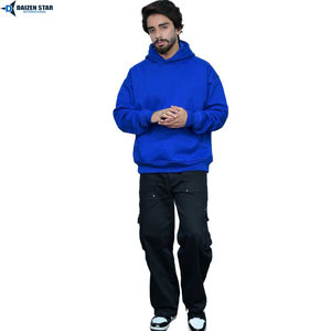 Men's Oversized Hoodies Streetwear Custom Logo Thick Cotton Pullover Hoodies Bulk Wholesale - Product Image 6
