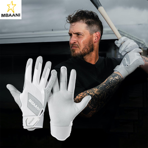 Gants de frappe de baseball en cuir Boost Plus – Tailles adultes et jeunes pour hommes et joueurs jeunes - Product Image 6