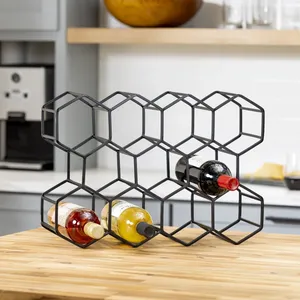 Support décoratif en métal fait main pour bouteilles, idéal pour l'intérieur de fermes modernes – Seau à glace rond en métal, durable et étanche, style ferme. - Product Image 2
