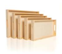 Topverkochte houten serveerplank met handvat, natuurlijke afwerking, houten snijplank, serveerschaal, keuken snijplank