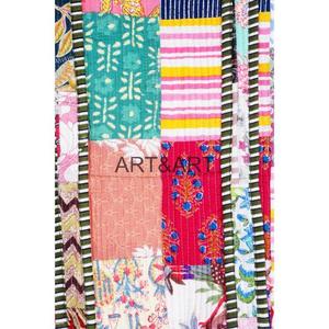 Super High Quality Bohemian Women's Jhola <b>Bag</b>-Fashionable Cotton <b>Patchwork</b> Quilted Tote <b>Bag</b> Open Two Handles Directly - Product Image 3