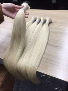 Donante único Mejor calidad 100% Cabello humano Genius trama Nuevo estilo con 100 gramos a granel para todos los colores de teñido - Product Image 4