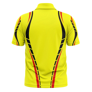 Yellow Women Cricket Uniform Sport Set Red <b>Black</b> Stripes Breathable Track <b>Pants</b> for Shirt Adult Fit Customizable Colors Logo - Product Image 6
