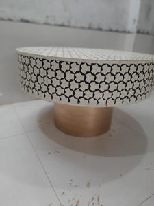 Consola con Incrustaciones de Hueso, Mesa de Centro de Lujo Hecha a Mano con Incrustaciones de Hueso para Hogares Modernos, Muebles con Incrustaciones de Hueso al por Mayor - Product Image 5