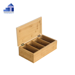 Caja organizadora de bolsitas de té, elegante y de alta calidad, en caja de regalo de madera, para mantener el café fresco, hecha en Vietnam. - Product Image 6