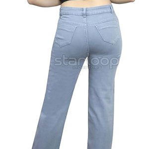 Último Diseño, Servicio OEM, Pantalones Vaqueros para Mujer, Cómodos, Transpirables, de Primera Calidad - Product Image 6