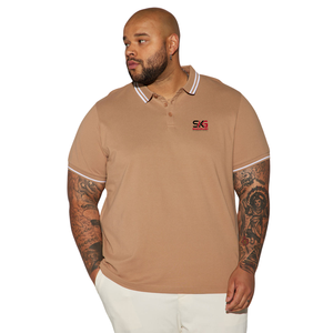 Men's Polo <b>Shirt</b> Contrast Trim Short Sleeve <b>Collared</b> <b>T</b> <b>Shirt</b> Custom Logo Casual Wear - Product Image 1
