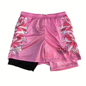 Breathable Dual <b>Layer</b> Mesh Basketball Shorts Custom Printing Teamwear Uniform High Quality Running Workout Apparel Factory - Product Image 1