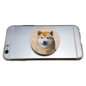 Soporte de Madera Personalizado para Teléfono con Diseño de Mascotas, Soporte Ajustable para Teléfono - Product Image 1