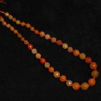 Perles de pierres précieuses en agate naturelle à facettes de 8-15 mm (violet/multicolore/vert/orange) pour la fabrication de bijoux DIY (bracelets, colliers, boucles d'oreilles)
