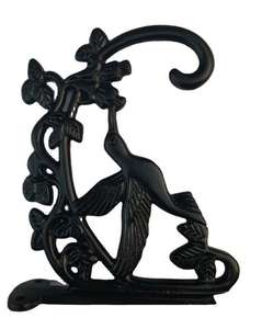 Modern Metal Wall Hanging <b>Hooks</b> Heavy-Duty Space-Saving Black Finish Screws Included Coat/Clothes <b>Kitchen</b>/Bathroom Home - Product Image 1