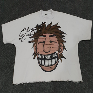 Camisetas Personalizadas de Algodón de 200g |   Fabricante OEM/ODM |   Serigrafía Frontal |   Camiseta Unisex de Manga Corta y Corte Holgado |   Transpirable - Product Image 2