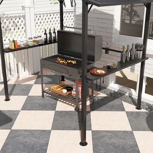 Gazebo con Tettoia per Area Barbecue all'Aperto - Product Image 5