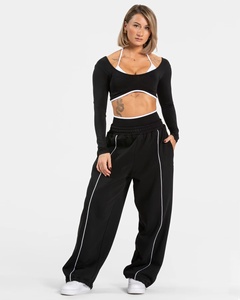 Wholesale Price Fleece Jogger <b>Sweatpants</b> with Pockets High Quality Knitted <b>Women</b> Casual Comfortable Ladies <b>Women</b> Jogger Pant - Product Image 2