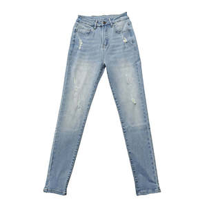 Pantalones Cargo de Mezclilla de Peso Medio para Mujer, Tallas Grandes, Estilo Vintage, Ecológicos, Transpirables, Cintura Elástica, al Mejor Precio y Alta Calidad - Product Image 1