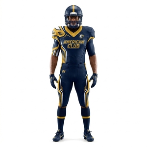 Uniformes de Fútbol Americano Premium, Sublimados, Cortos, de Secado Rápido, Tallas Grandes, Reforzados, de Poliéster, Personalizables y Transpirables - Product Image 1