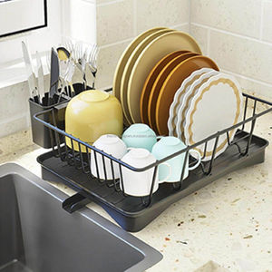 Escurridor de metal moderno artístico para una elegante Organización de la cocina con estructura fuerte y superficie a prueba de óxido - Product Image 1