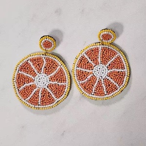 Beaded Earrings Latest Design Classic Party Wear Earrings for Girls and Women Made in India Buy Wholesale Beads Earrings - Product Image 1