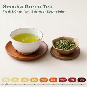 Thé Vert Sencha 1kg en Vrac, Arôme Herbal Frais, Goût Pur et Épuré pour Infusion Froide ou Chaude, OEM Marque Privée B2B Faible MOQ - Product Image 2