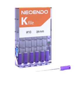Lime endodontique en acier inoxydable dentaire 25 mm # 10 instruments endodontiques pour le traitement des canaux radiculaires - Product Image 1